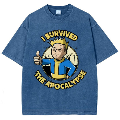 I Survived Vintage Distressed T-shirt