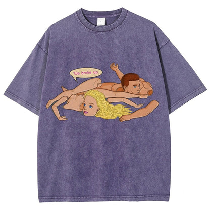 The Break up Vintage Distressed T-shirt