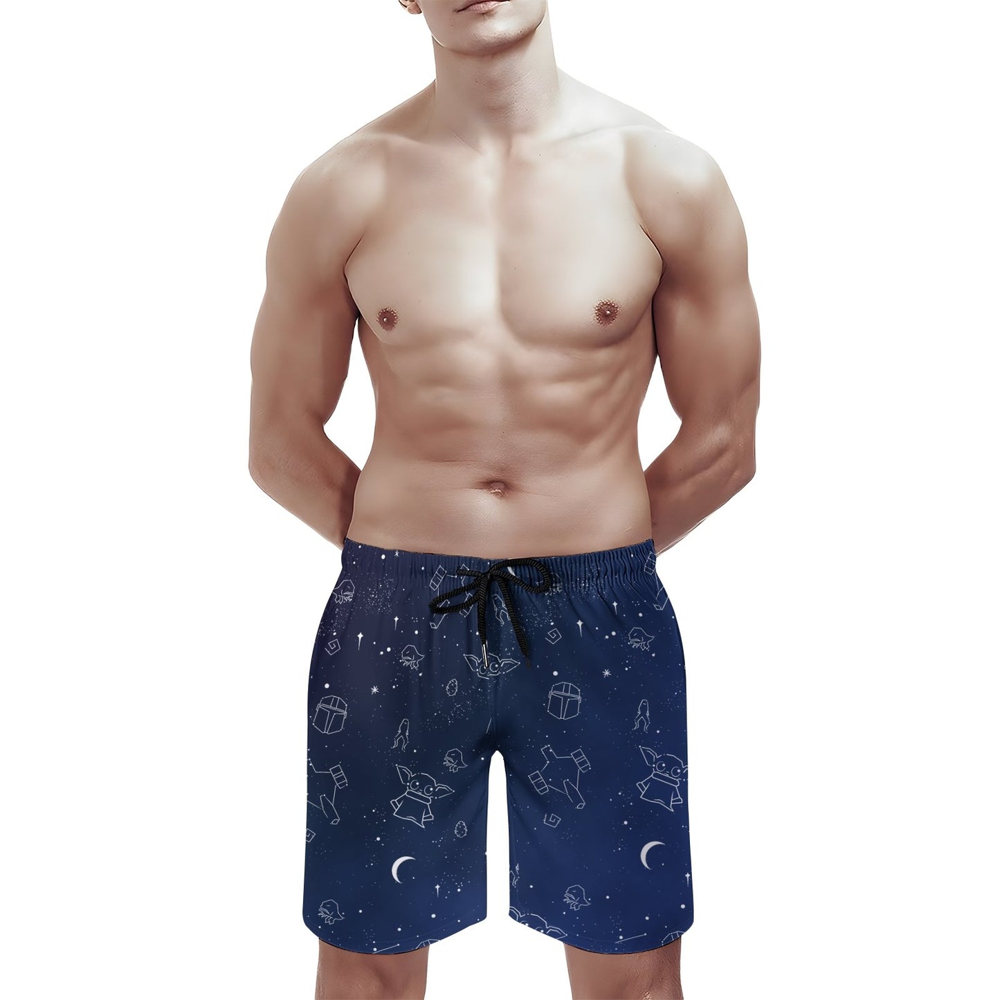 Strange Little Monsters In The Starry Sky Geek Shorts