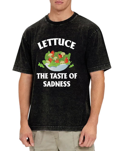 Lettuce The Taste Of Sadness Vintage Distressed T-shirt