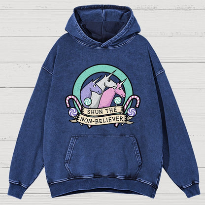 Shun the Non-Believer Vintage Distressed Hoodie