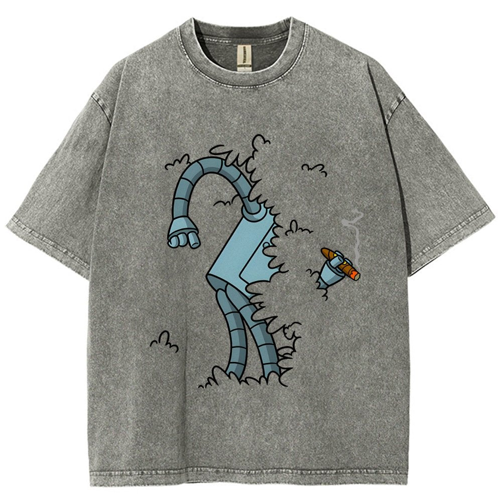Bite My Shiny Metal Thing Vintage Distressed T-shirt