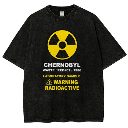 Chernobyl Warning Vintage Distressed T-shirt