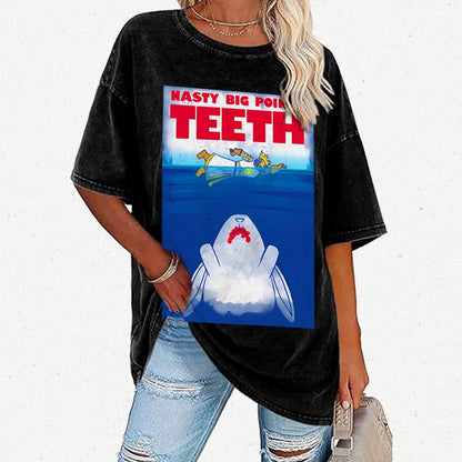 TEETH Vintage Distressed T-shirt
