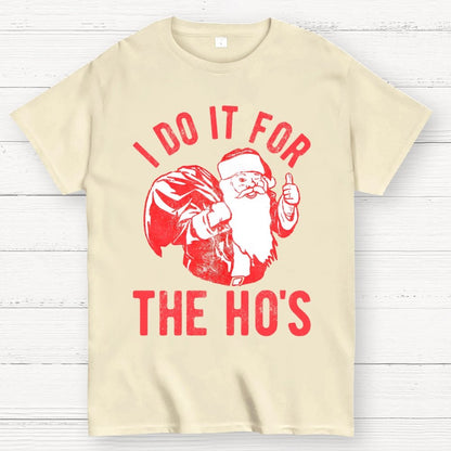 Rude Christmas . I Do It For The Hos Geek T-Shirt