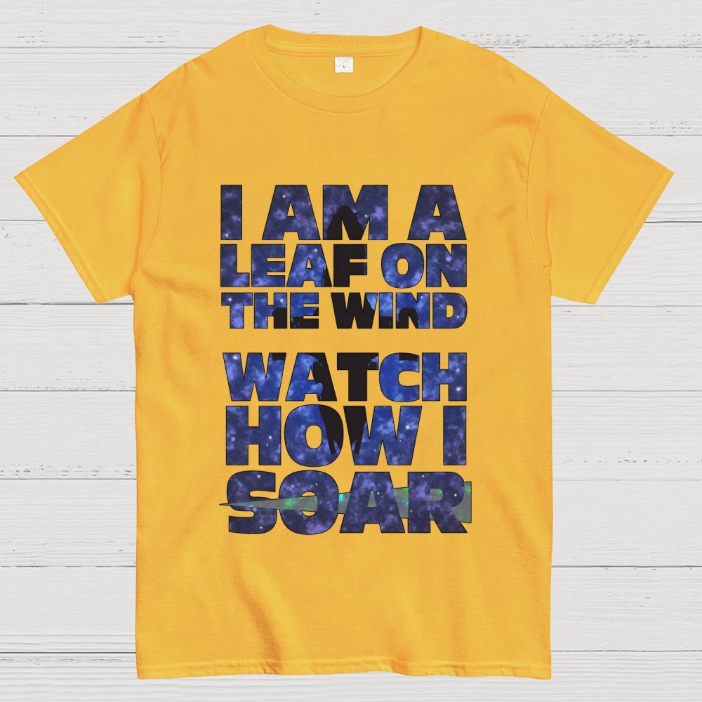 Leaf on the Wind Unisex Geek T-Shirt