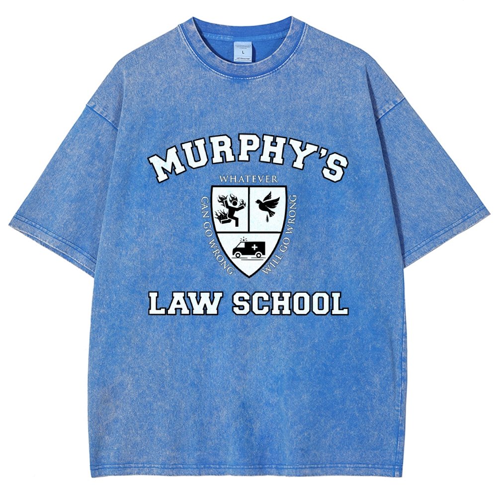 Murphy's Law School Vintage Distressed T-shirt