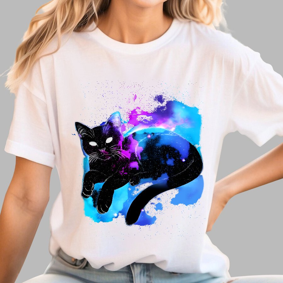 Space Cat Geek T-Shirt