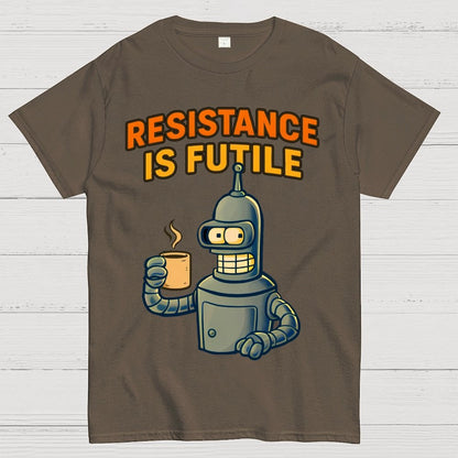 Rebellion Coffee Is Futile Geek T-Shirt