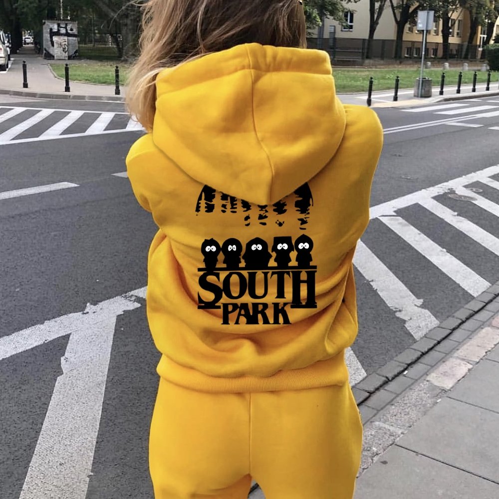 Stranger Park Inspired Art Printed Back Unisex Cotton Hoodie