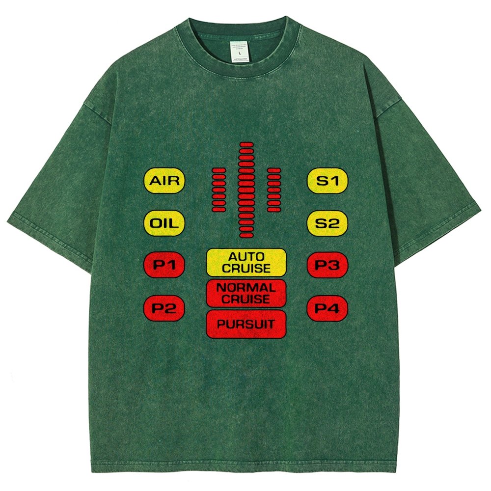 Kit Dashboard Supercar Vintage Distressed T-shirt