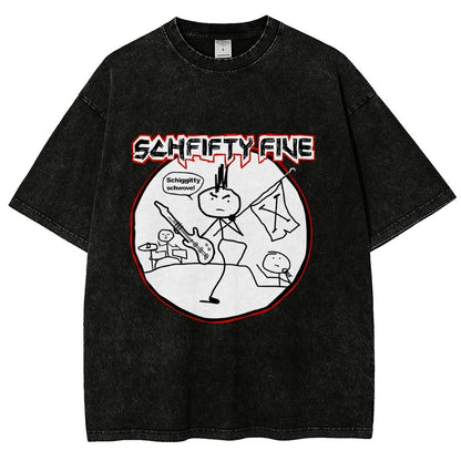 Schfifty Five Vintage Distressed T-shirt