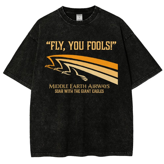 Fly, You Guys! Vintage Distressed T-shirt
