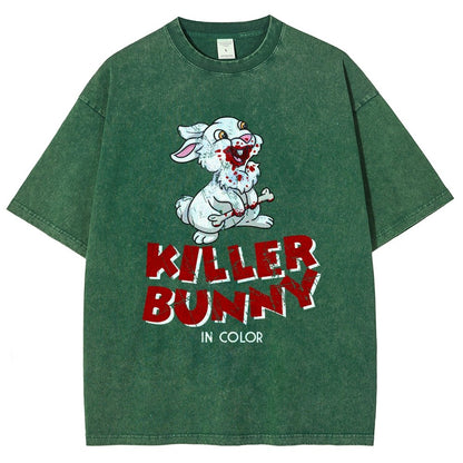 The Killer Bunny Vintage Distressed T-shirt