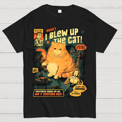 Honey I Blew Up The Cat Geek T-Shirt