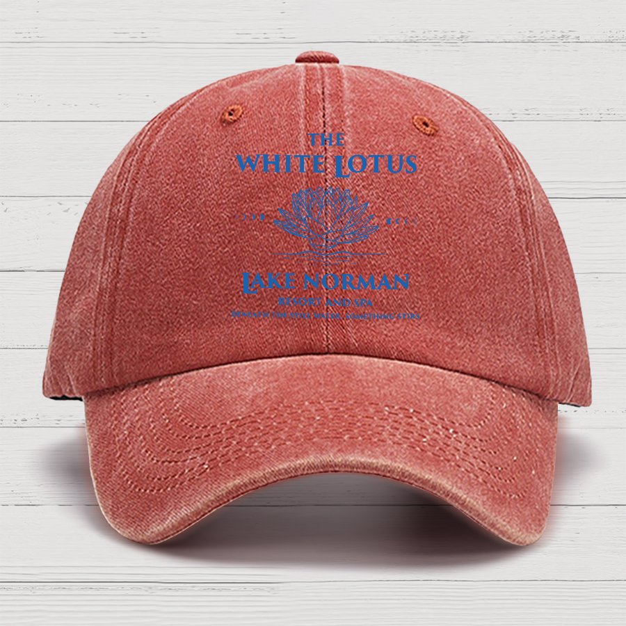White Blossom LKN Cotton Hat