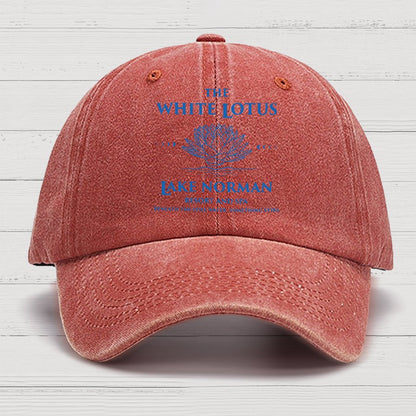 White Blossom LKN Cotton Hat