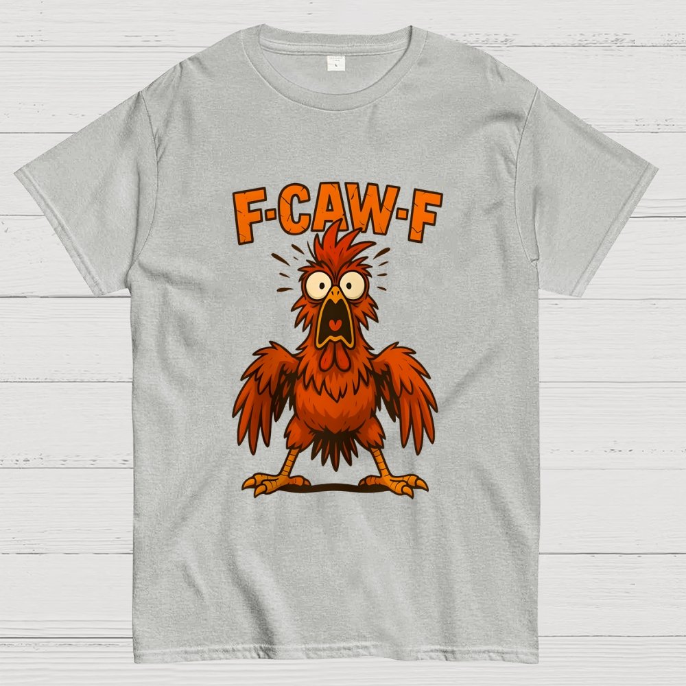 F-CAW-F – Angry Chicken Geek T-Shirt