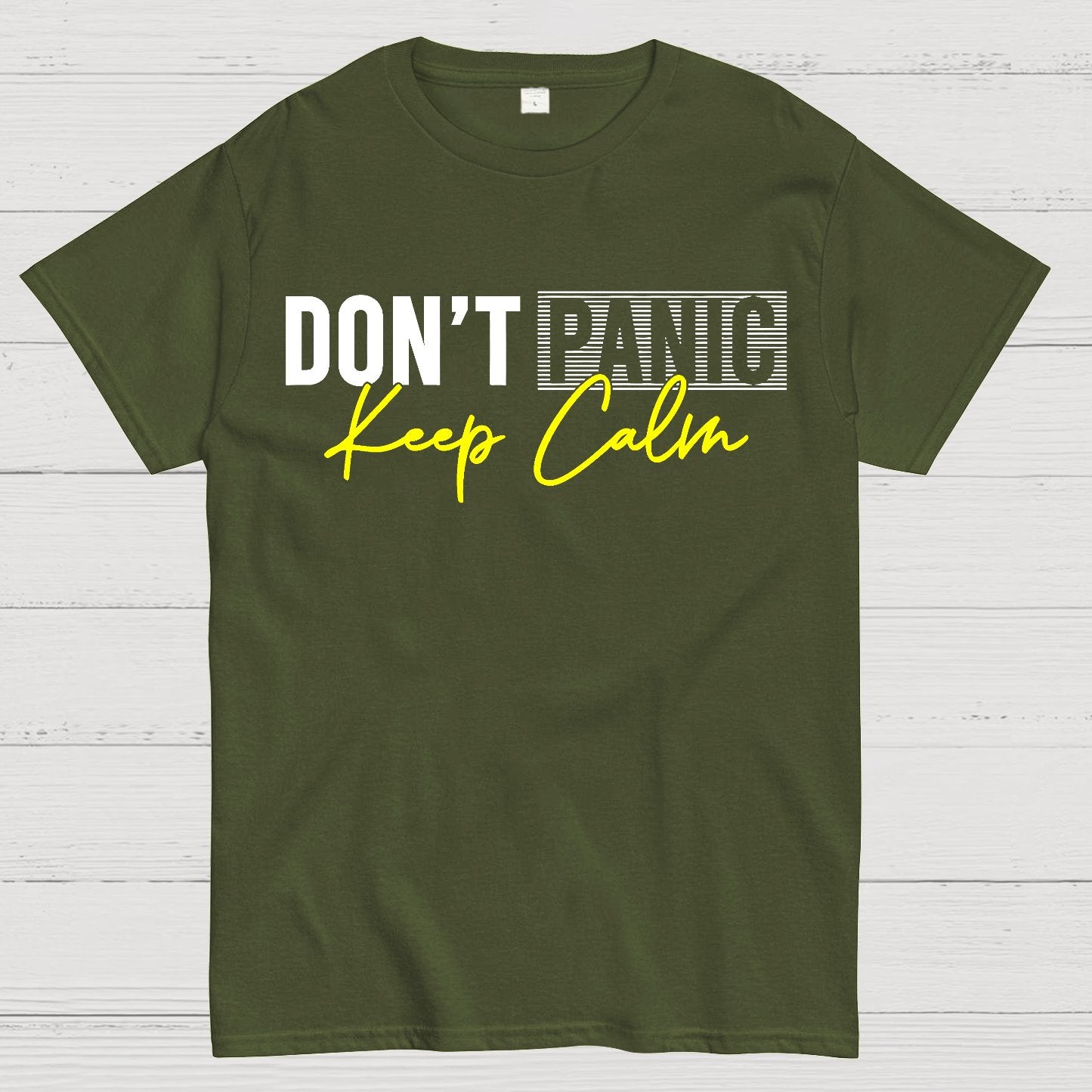 Don't Panic Keep Calm Geek T-Shirt