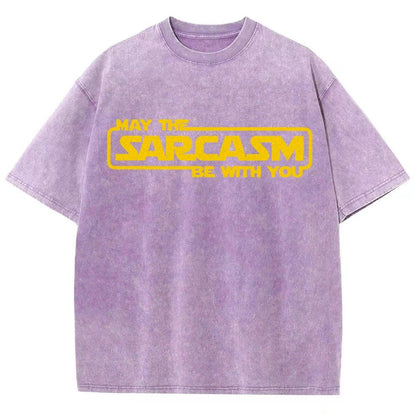 May The Sarcasm Be With You Vintage Distressed T-shirt
