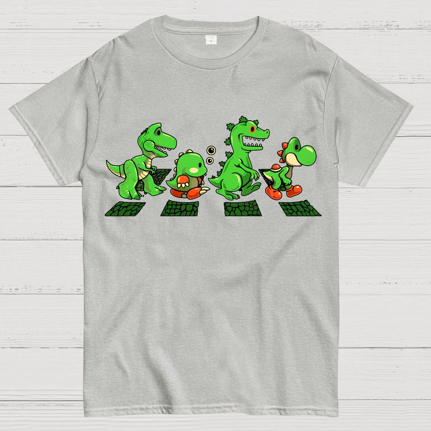 Green Scaly Road Geek T-Shirt