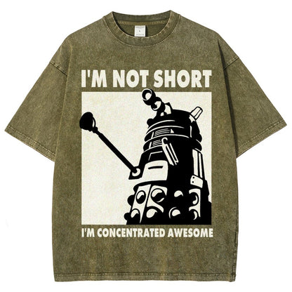 I'm Not Short I'm Concentrated Awesome Vintage Distressed T-shirt