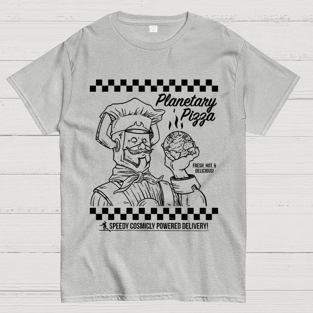 Planetary Pizza Unisex Geek T-Shirt