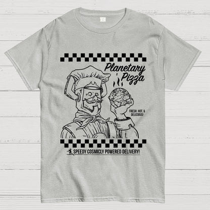 Planetary Pizza Unisex Geek T-Shirt