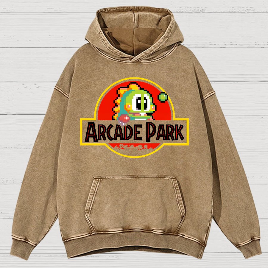 Arcade Park Vintage Distressed Hoodie