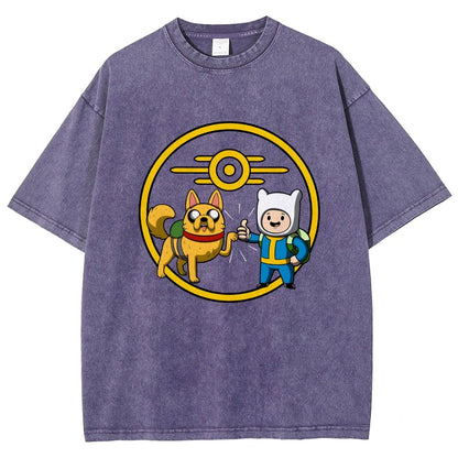 Wasteland Time Vintage Distressed T-shirt