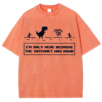 Offline Dino Vintage Distressed T-shirt