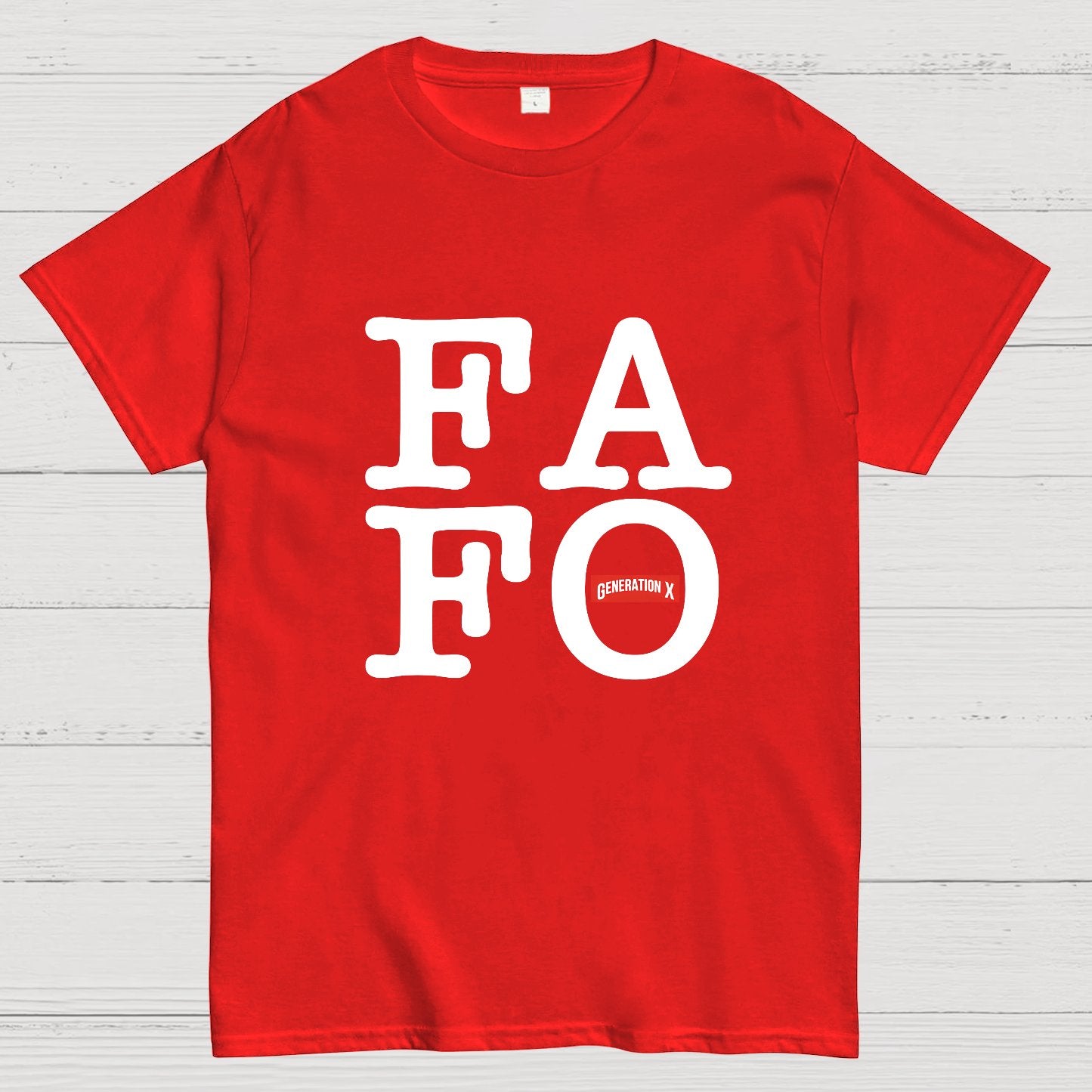 Generation X Gen X-er FAFO Geeky T-Shirt