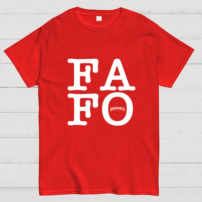 Generation X Gen X-er FAFO Geeky T-Shirt