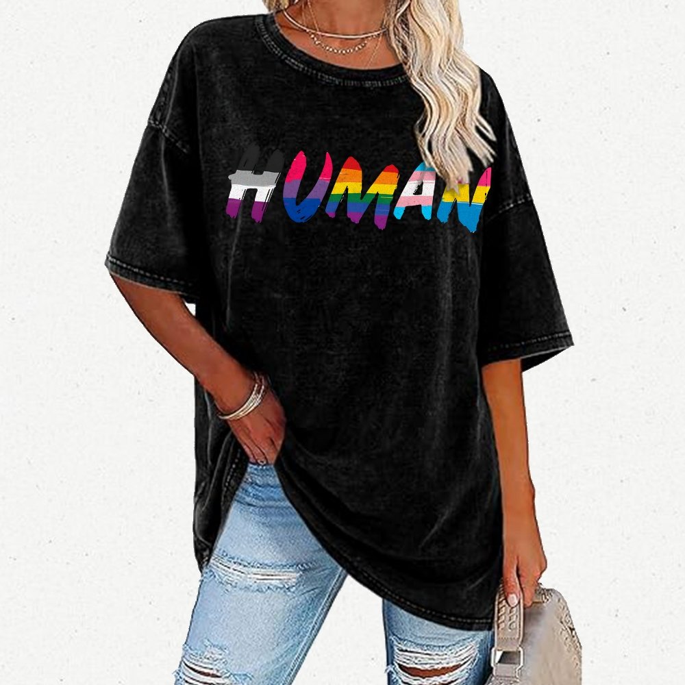 Human Vintage Distressed T-shirt