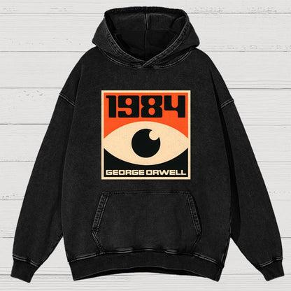 1984 Vintage Distressed Hoodie