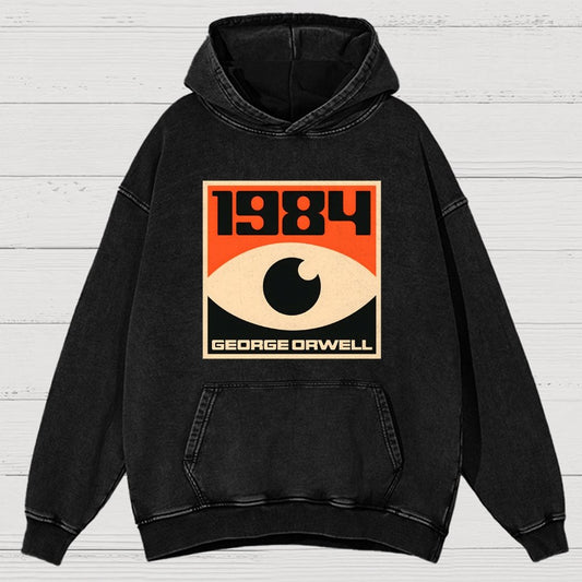 1984 Vintage Distressed Hoodie