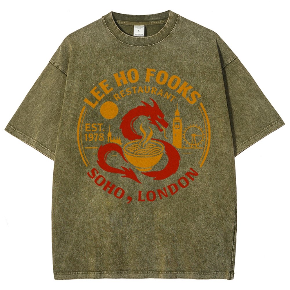 Lee Ho Fooks Chinese Restaurant Vintage Distressed T-shirt