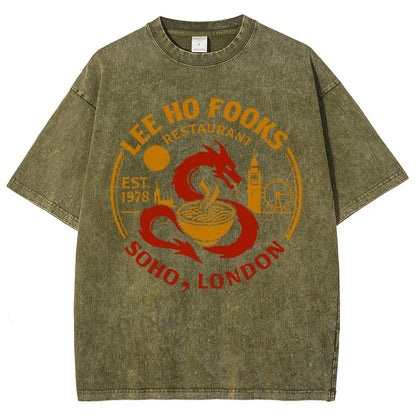 Lee Ho Fooks Chinese Restaurant Vintage Distressed T-shirt
