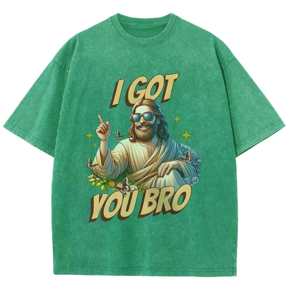 I Got You Bro , Funny Vintage Distressed T-shirt
