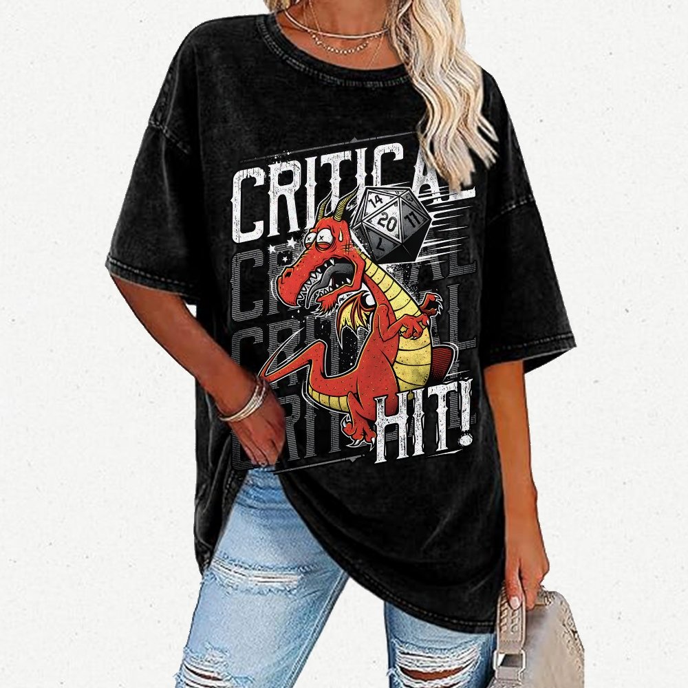 Super Crit Hit Vintage Distressed T-shirt