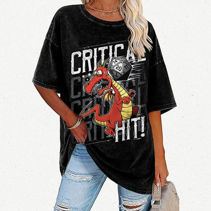 Super Crit Hit Vintage Distressed T-shirt