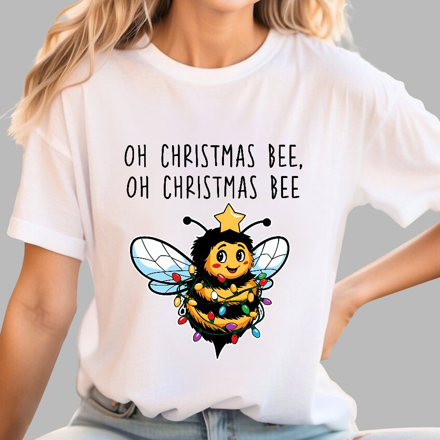 Oh Christmas Bee, Oh Christmas Bee Geek T-Shirt