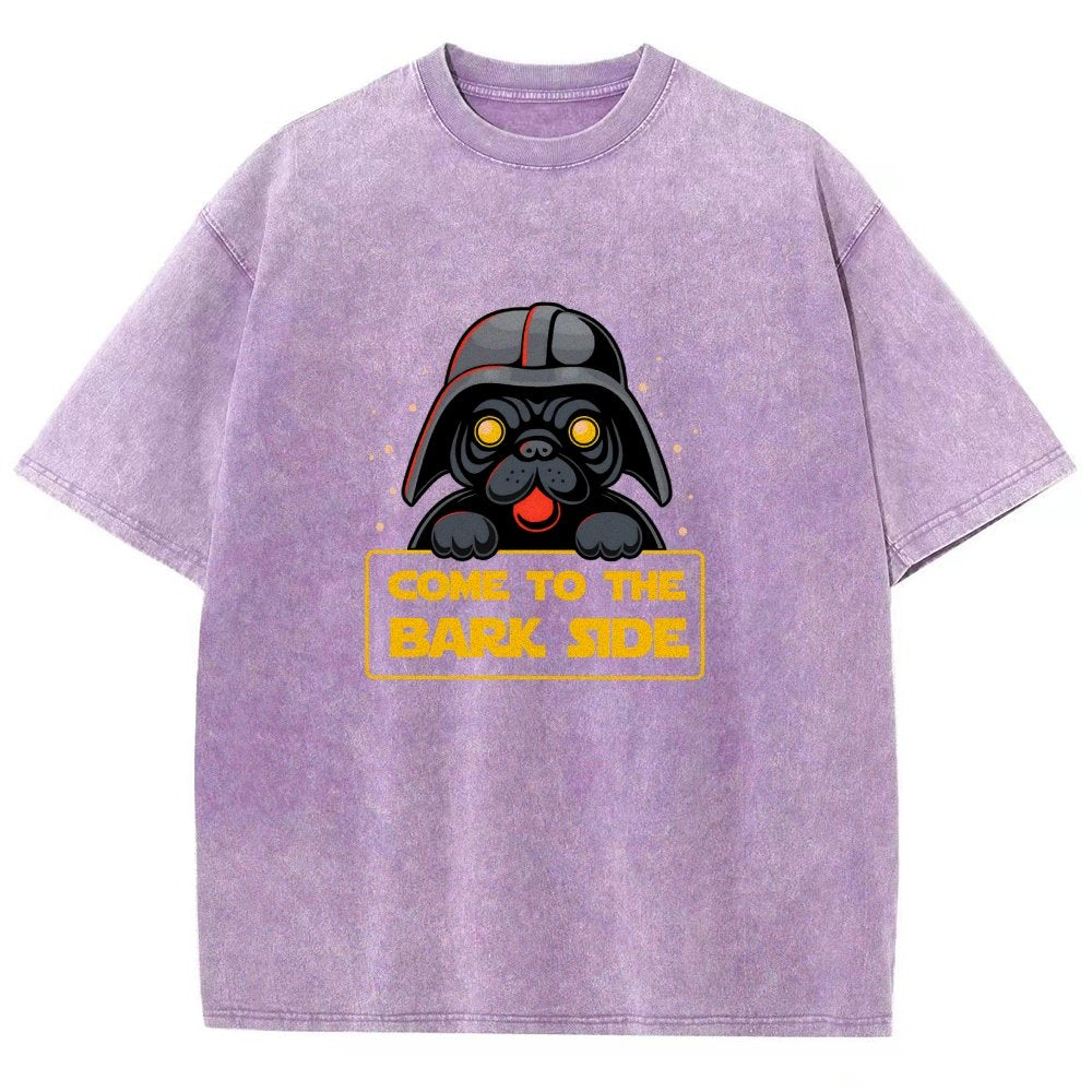 Come To The Bark Side Vintage Distressed T-shirt