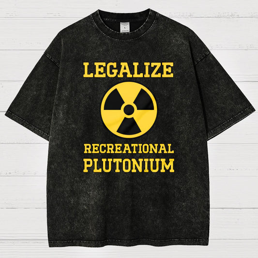 Legalize Recreational Plutonium Vintage Distressed T-shirt