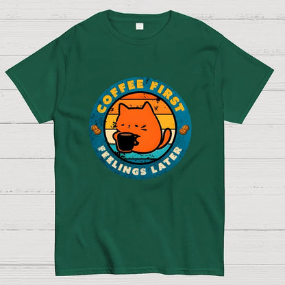 Coffee And Then Feelings Geek T-Shirt