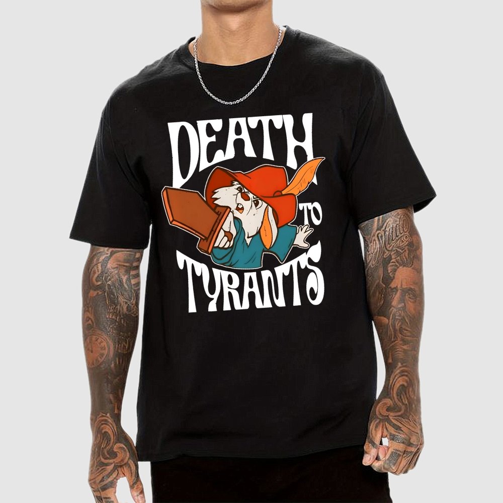 Skippy Rabbit Death To Tyrants Unisex Geek T-Shirt