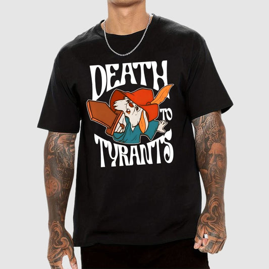 Skippy Rabbit Death To Tyrants Unisex Geek T-Shirt