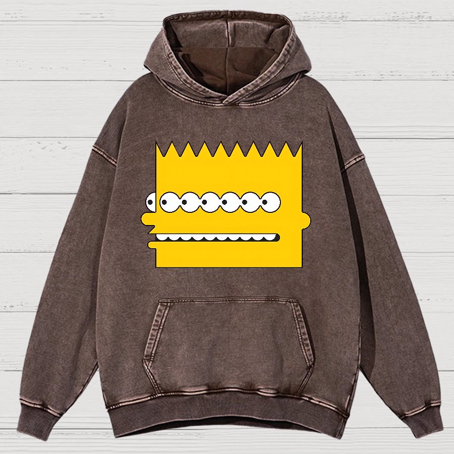 Comics Multi Multi Funny Nerd Vintage Distressed Hoodie