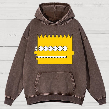 Comics Multi Multi Funny Nerd Vintage Distressed Hoodie