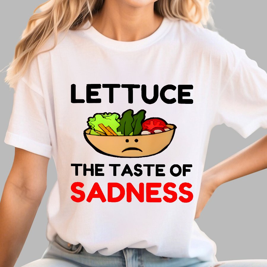 Lettuce The Taste Of Sadness Geek T-Shirt